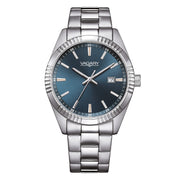 Vagary Timeless IB9-115-73 con cassa in acciaio da 39 mm e quadrante petrol green.